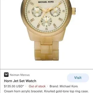 Michael Kors | Accessories | Michael Kors Horn Jet Set Watch  display picture 1